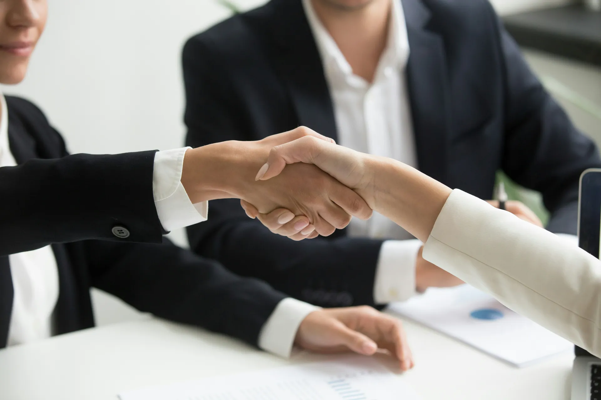 Geschäftspartnerschaft Handschlag