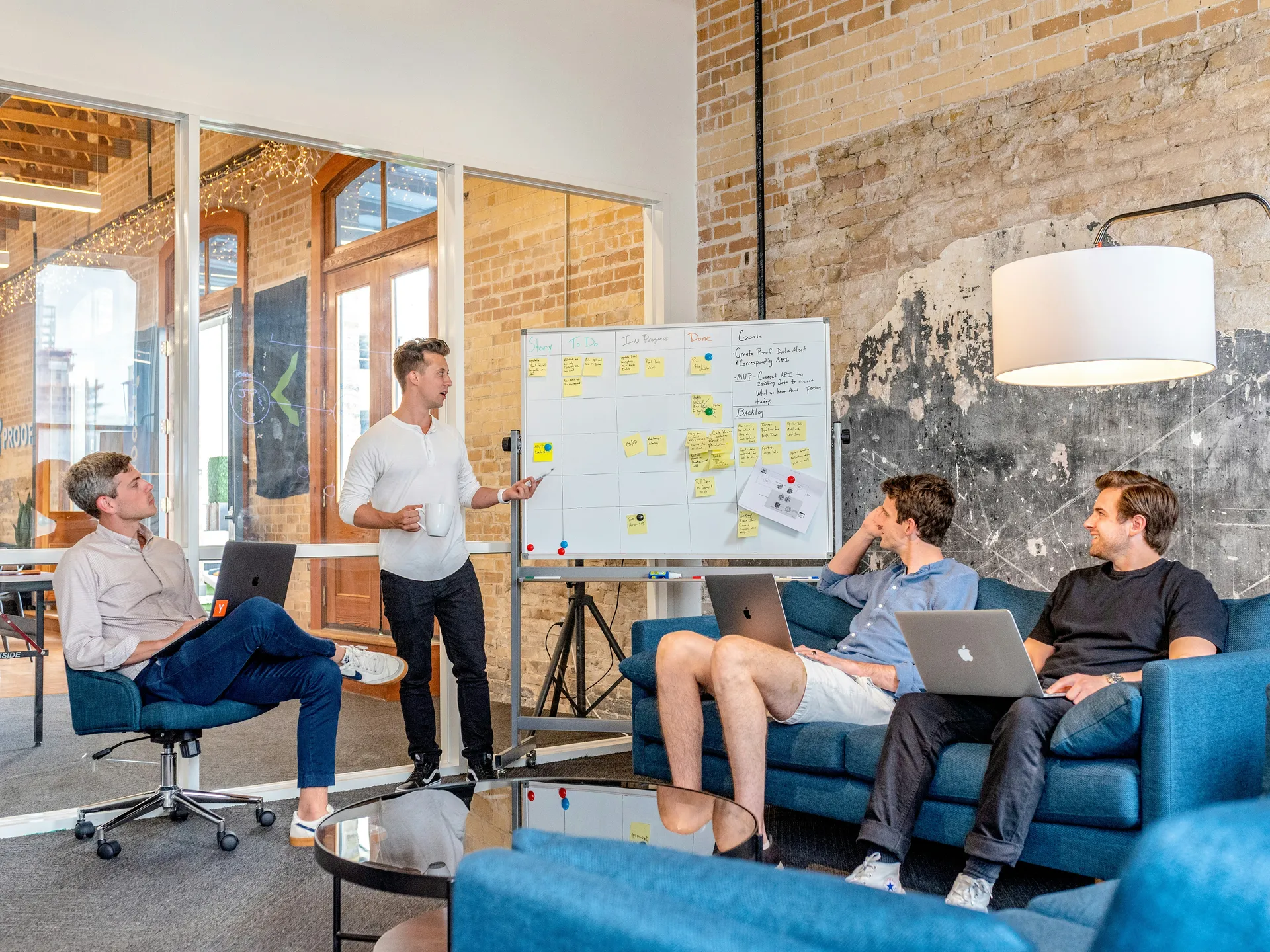 Team-Projektplanungssitzung